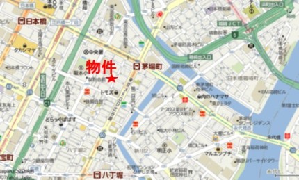 SK茅場町ビルへの行き方