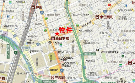 スリーピー日本橋ビルへの行き方
