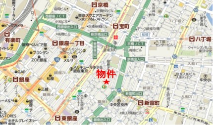 銀座ストークビルへの行き方