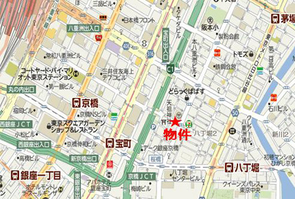 宝町ビル本館への行き方