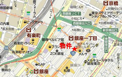 竹中銀座ビルディングへの行き方