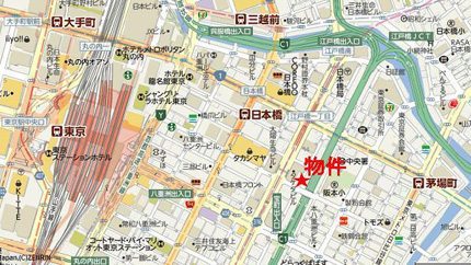 武田新江戸橋ビルへの行き方