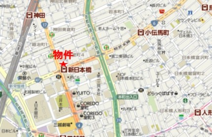 東短室町ビルへの行き方