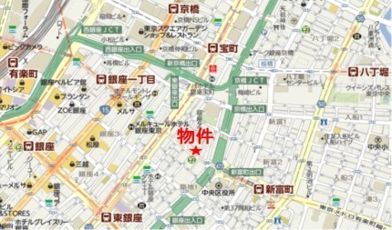 藤和銀座1丁目ビルへの行き方