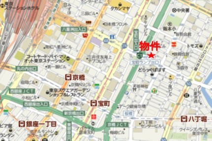 八重洲アングルへの行き方