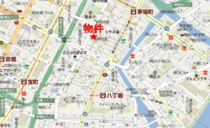 八重洲レザンビルへの行き方