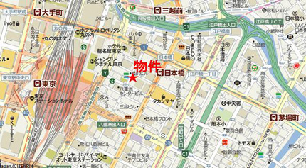 八重洲セントラルビルへの行き方